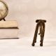 Vintage Brass Small Long Elephant Statue for Home Decor